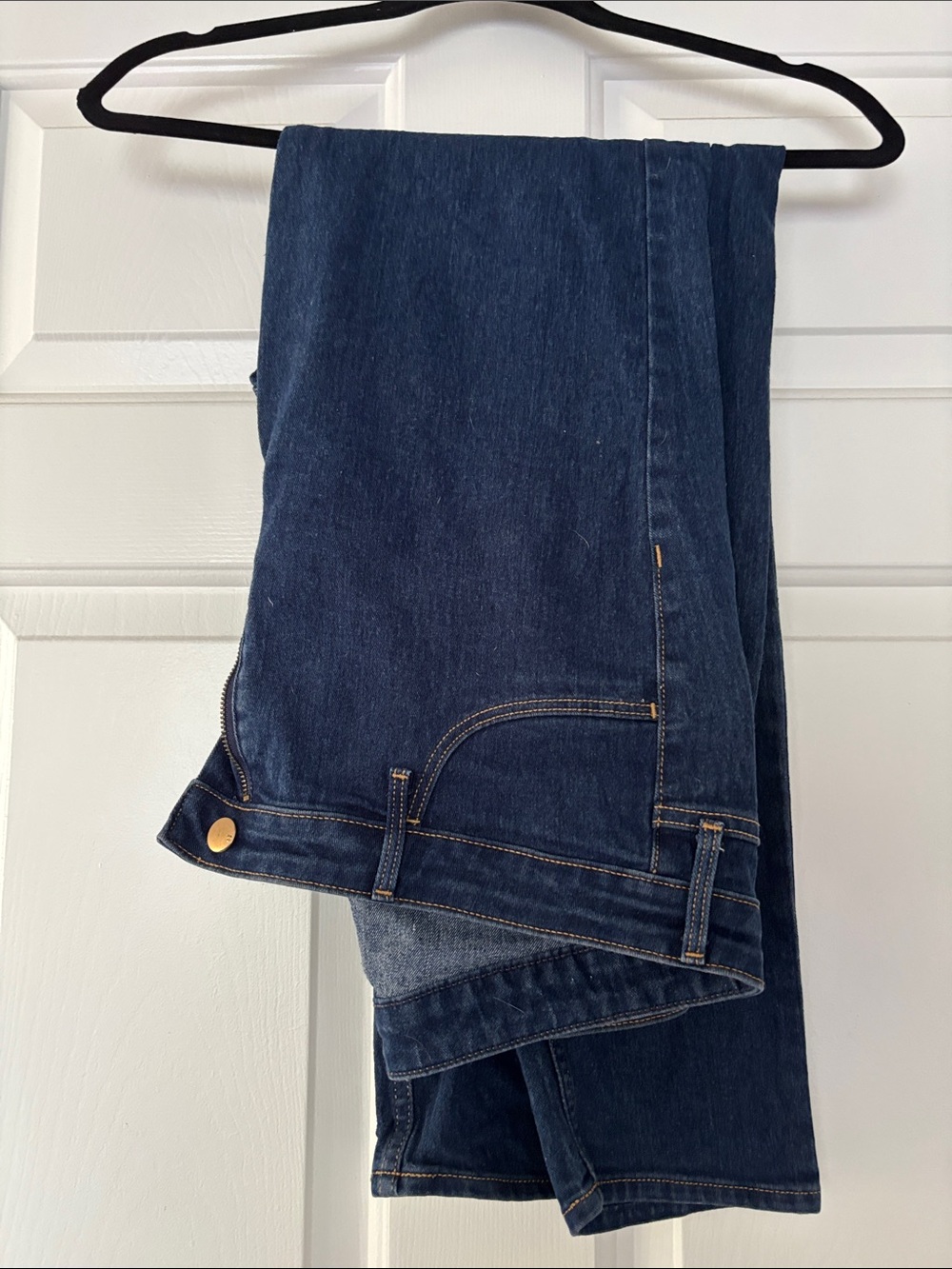 H&M Dark Blue Straight Leg Jeans
